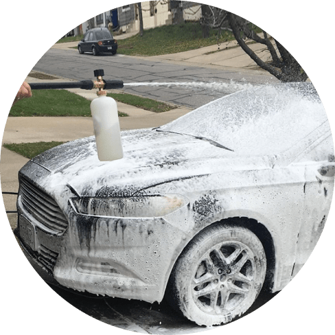 At Home Car Wash Foam-Generating Tank
